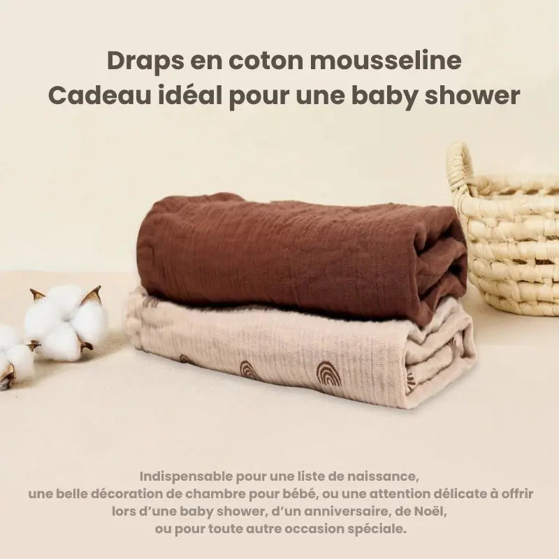 Draps-en-coton-mousseline-Cadeau
