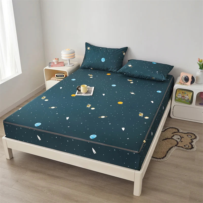 Protège matelas anti-acarien galaxie cote