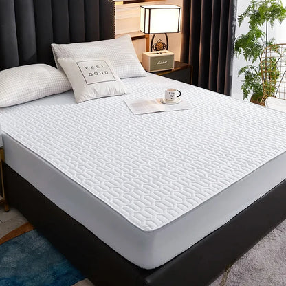 Housse de matelas imperméable blanche