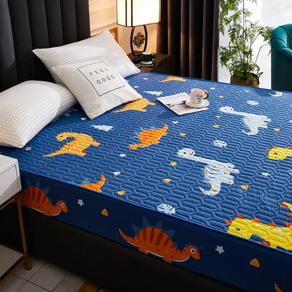 Housse de matelas imperméable dino coté