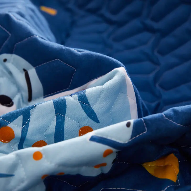 Housse de matelas imperméable dino motif