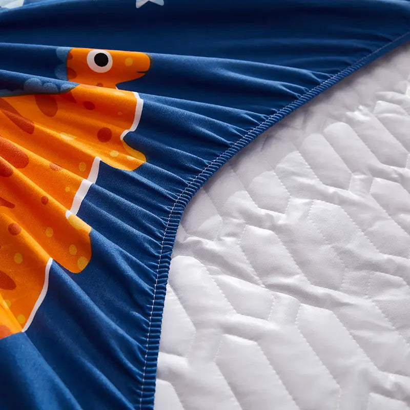 Housse de matelas imperméable dino zoom