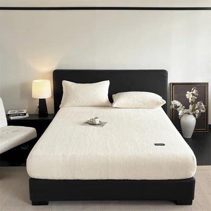 Protege-matelas-integrale-douceur-peluche-cote