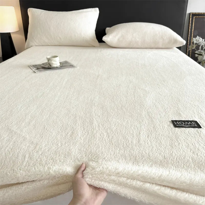 Protege-matelas-integrale-douceur-peluche-devant