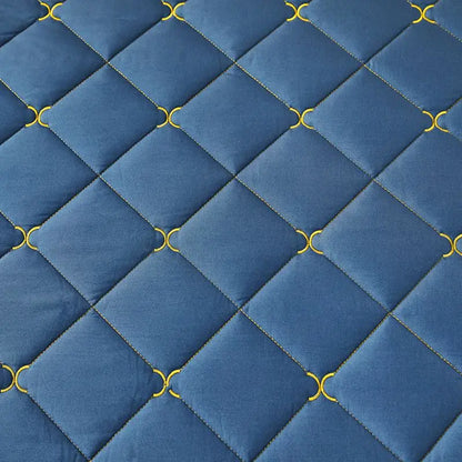 Housse de matelas anti-acarien blanche capitonnée