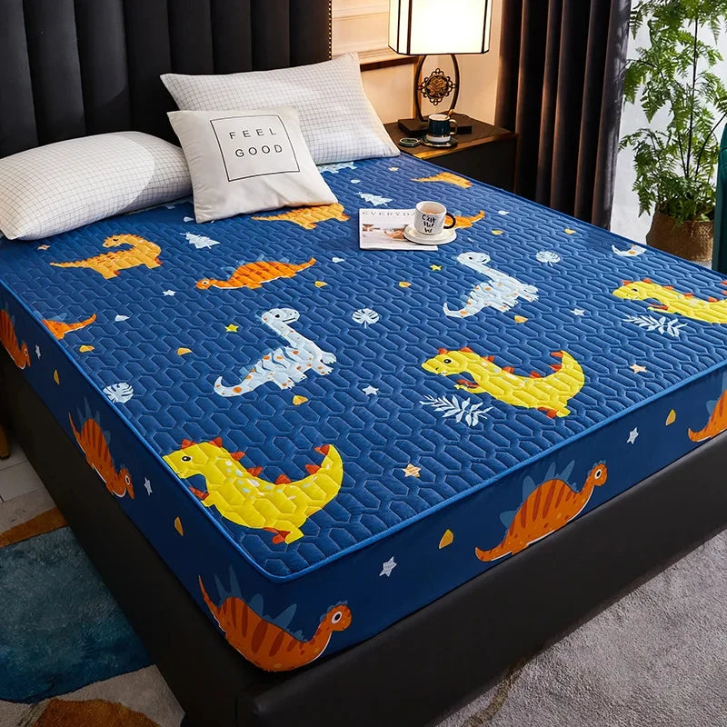 Housse de matelas imperméable dino