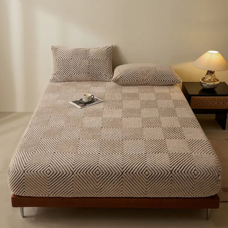 housse-matelas-integrale-kaki-geometrique-devant