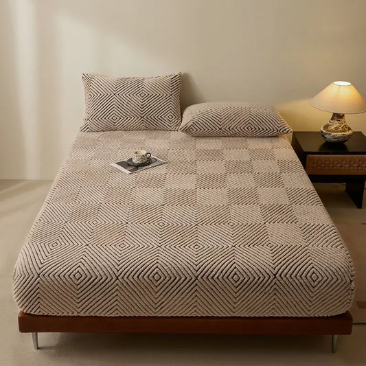 housse-matelas-integrale-kaki-geometrique-devant