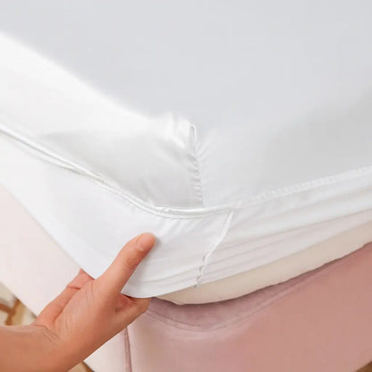 Protège-matelas intégrale blanc pur sans taies cote