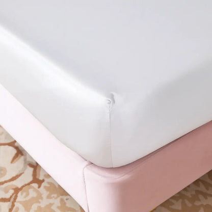 Protège-matelas intégrale blanc pur sans taies zoom detail