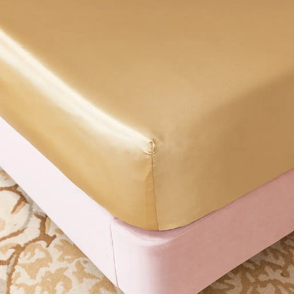 Protège-matelas intégrale doré sans taies zoom detail